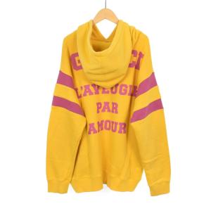 GUCCI 683276 1921プリント パーカー フーディー スウエット 長袖 S イエロー