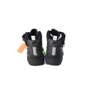 NIKE Off-White Air Force 1 Mid Black スニーカー US7.5