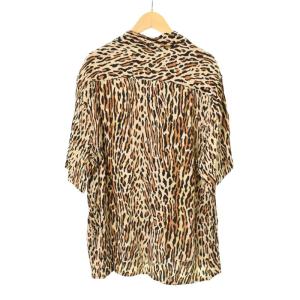 WACKO MARIA MR.BROTHERS CUT CLUB LEOPARD OPEN COLLAR SHIRT