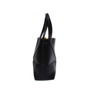 LOEWE PUZZLE FOLD TOTE MINI パズルフォルド トート ミニ シャイニーカーフ ブラック