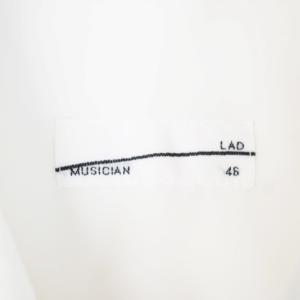 LAD MUSICIAN シャツ 半袖 46 白 ホワイト 2319-121