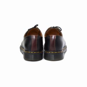 Dr.Martens 1461 3ホール シューズ ブーツ 革靴 レザー イエローステッチ UK8 黒 ブラック 茶 ブラウン