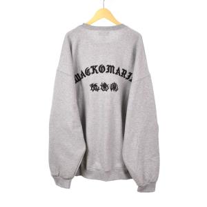 WACKO MARIA 舐達磨 HIGHTIMES CREW NECK SWEAT SHIRT スウェット トレーナー 刺繍 XXL グレー NMD-HIGHTIMES-WM-SS01