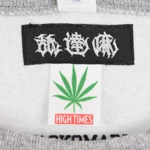 WACKO MARIA 舐達磨 HIGHTIMES CREW NECK SWEAT SHIRT スウェット トレーナー 刺繍 XXL グレー NMD-HIGHTIMES-WM-SS01