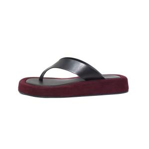 The Row GINZA トング サンダル ブラック ボルドー F1138-L6525