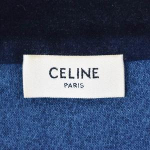 CELINE 21SS トリオンフ ベロアブルゾン トラックジャケット XXL ネイビー