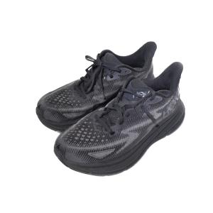 HOKA ONE ONE CLIFTON 9 クリフトン スニーカー ローカット 27cm 黒 ブラック 1127896-bblc