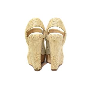 GUCCI サンダル ウェッジヒール 34 白 ホワイト AA