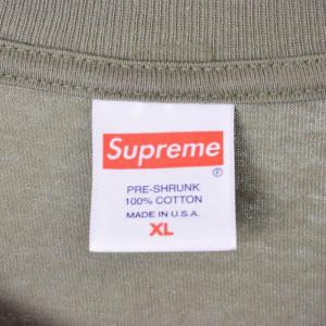 Supreme 20AW Cross Box Logo Tee Tシャツ カットソー 半袖 プリント XL カーキ