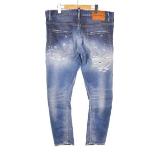 DSQUARED2 22SS Sexy Twist Jean ダメージ加工 50 インディゴ S74LB1269