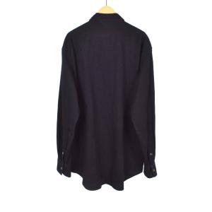 AURALEE 23SS SELVEDGE SUPER LIGHT DENIM SHIRT 4 ブラック 