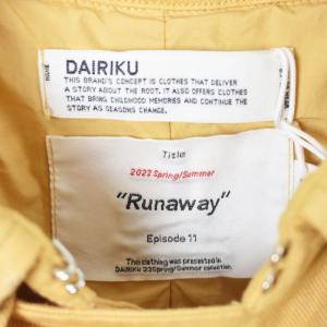 DAIRIKU 23SS Vintage Wash single Trench Coat
