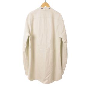 Rick Owens 22SS FOGPOCKET LARRY Leather Shirts 48 ホワイト