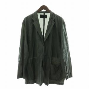 22SS Shrink Jacket シュリンク テーラードジャケット シングル シワ加工 2 M グレー