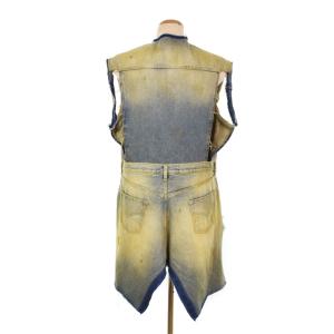 Maison Margiela デニム ベスト ノースリーブ ヴィンテージ加工 再構築