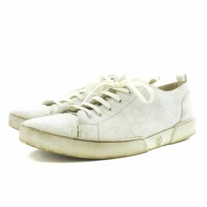 LOUIS VUITTON モノグラム スニーカー シューズ 11 29.5cm 白 ホワイト GO1115