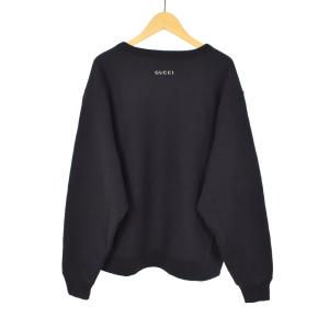 GUCCI 20SS きのこ グラフィックプリント スウェット S ブラック 563972