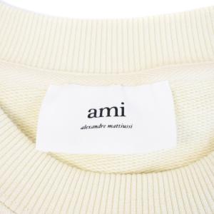 AMI Alexandre Mattiussi SPEUSW022 ハートロゴ スウェット トレーナー プルオーバー M クリーム