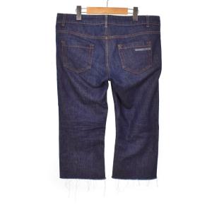 PRADA 切りっぱなし デニムパンツ ジーンズ 30 インディゴ AA