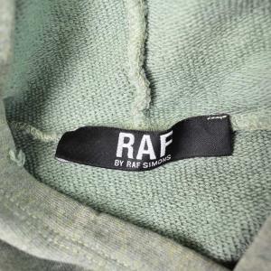 RAF BY RAF SIMONS ノースリーブ パーカー プルオーバー スウェット 48 グリーン