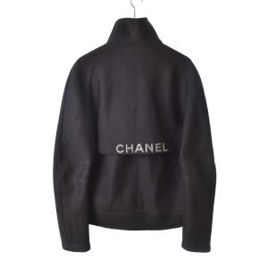 CHANEL スポーツ IDENTIFICATION 03P ジップアップ ブルゾン メッシュ 38 ブラック