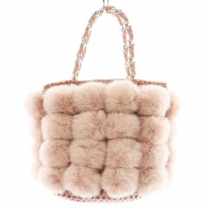 ANTEPRIMA ミスト MISTO ペーリ ハンドバッグ ファー ピンク