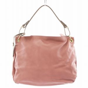marco masi green label relaxing取扱 ワンショルダーバッグ ハンドバッグ レザー ピンク