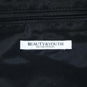 BEAUTY&YOUTH UNITED ARROWS サイドギャザーショルダーバッグ 黒 ブラック