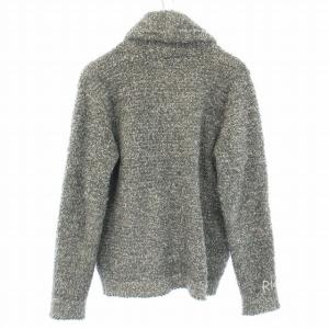 BAREFOOT DREAMS for RHC 七里ヶ浜店OPEN記念 RHC刺繍 カーディガン 長袖 コンチョボタン M グレー C644