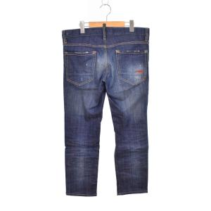 14SS SLIM JEAN スリムジーンズ デニムパンツ ペイント ダメージ加工 