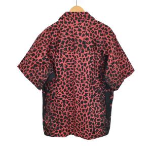 WTAPS 21SS NIGHT VISION S/S オープンカラーシャツ 半袖 レオパード レッド