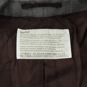 kolor T/W トロピカル テーラードジャケット シングル ウール 3 L グレー 20SCM-J07111 /AN34