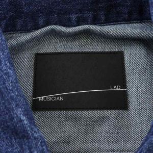 LAD MUSICIAN 12oz DENIM SHIRT JACKET デニムジャケット Gジャン ジージャン 42 S 青 ブルー 2124-353