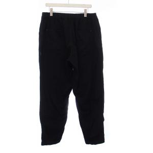 Yohji Yamamoto BLACK Scandal COTTON DRILL ELASTICATED WORK PANTS