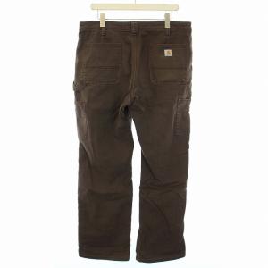 Carhartt ワークパンツ ペインターパンツ ジップフライ ストレート W30 茶 ブラウン 100678 /TK