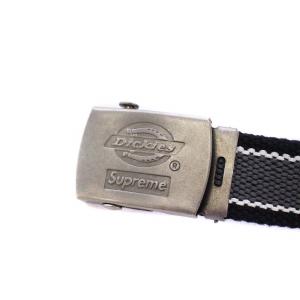 Supreme Dickies 22SS Stripe Webbing Belt ブラック