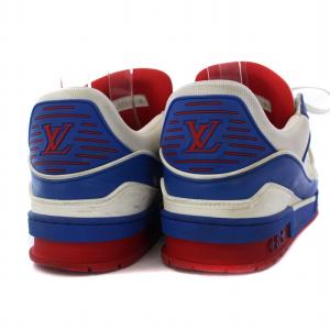 LOUIS VUITTON Trainer Red White Blue LV スニーカー 8 レッド ホワイト ブルー