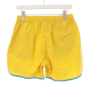 WACKO MARIA ATHLETIC SHORTS アスレチックショーツ ショートパンツ イージー ロゴ刺繍 ナイロン M 黄色 イエロー 24SS-WMP-PT14