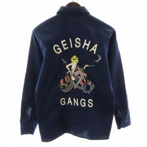 Dickies × FLAGSTUFF フラグスタフ 16AW GEISHA GANGS L/S SHIRTS ゲイシャ