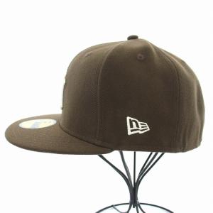 NEW ERA 59FIFTY ニューヨーク ヤンキース 野球帽 ベースボールキャップ 帽子 7 1/2 59.6cm 茶 ブラウン