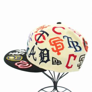 NEW ERA 9FIFTY Team Logo Allover Cooperstown 野球帽 ベースボールキャップ 帽子 マルチカラー