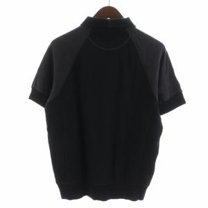 eYe JUNYA WATANABE MAN × LACOSTE ラコステ AD2019 ポロシャツ 半袖 ワッペン S グレー 黒 ブラック