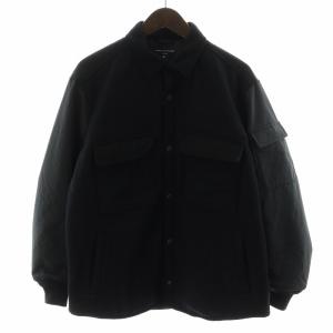 COMME des GARCONS HOMME AD2022 22AW CPO中綿 MA-1 ブルゾン S ブラック