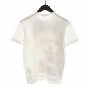 COMME des GARCONS SHIRT Tシャツ カットソー 半袖 フォト S 白 ホワイト