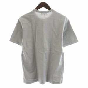 eYe JUNYA WATANABE MAN AD2017 Tシャツ カットソー 半袖 ロゴ チェック柄 コットン S グレー