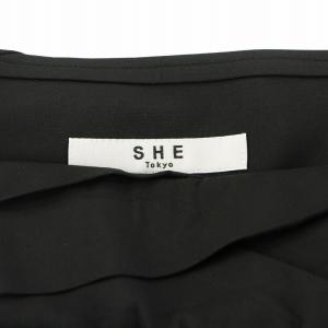SHE Tokyo Audrey Tulle フレアスカート 36 ブラック