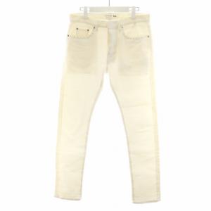 デニムパンツ ジーンズ ジーパン ボタンフライ ロックスタッズ 31 M 白 ホワイト /AN8