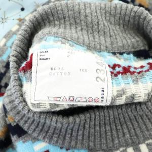 sacai × Dr.Woo 20AW Bandana Knit Pullover 2