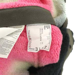 sacai 23AW Tie Dye Knit Cardigan タイダイ柄 ニットカーディガン ロゴボタン