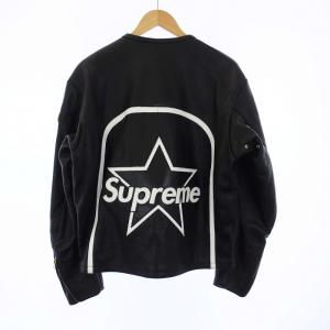 Supreme VANSON 17SS Leather Star Jacket